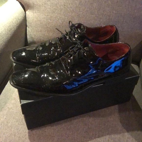 boss tuxedo shoes